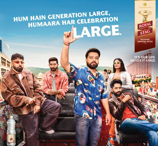 Royal Stag Live it Large 2 - New Brand Ambassador of Royal Stag Packaged Drinking Water