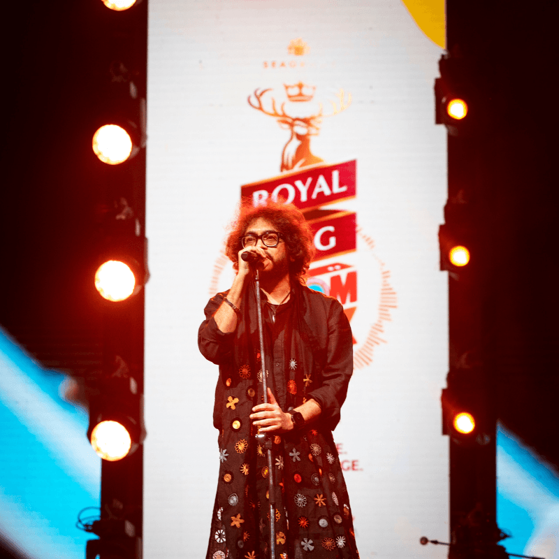 Rupam Islam from Fossils Band Performing Live at Royal Stag Boombox Kolkata 2026